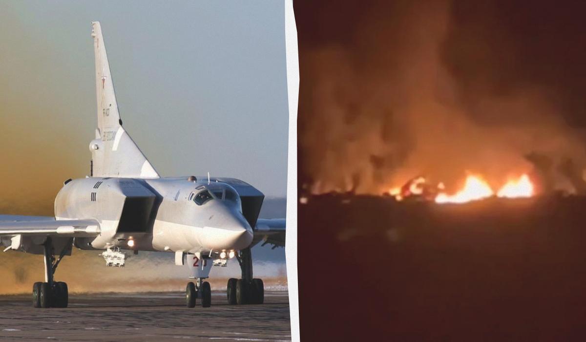 Анатолій Храпчинський прокоментував аварію літака Ту-22М3 в Росії / колаж УНІАН, фото wikimedia.org, кадр з відео Анатолій Храпчинський прокоментував аварію літака Ту-22М3 в Росії / колаж УНІАН, фото wikimedia.org, кадр з відео