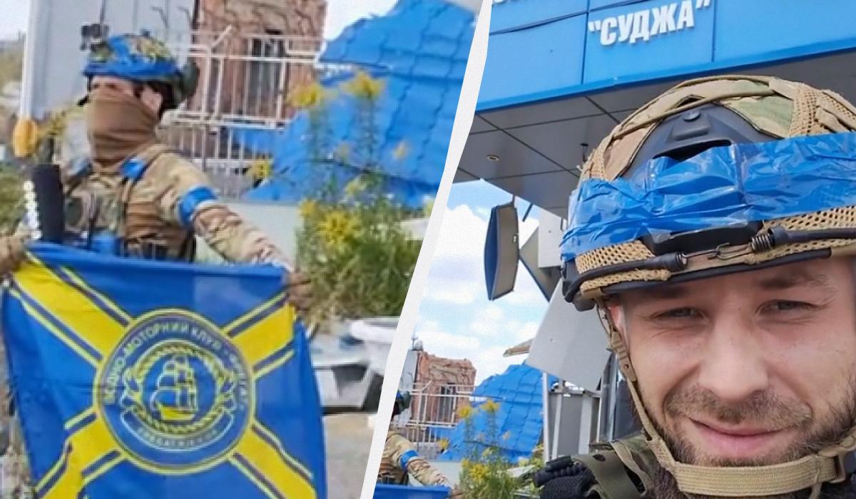 ЗСУ в Суджі / Колаж УНІАН / Скриншоти ЗСУ в Суджі / Колаж УНІАН / Скриншоти