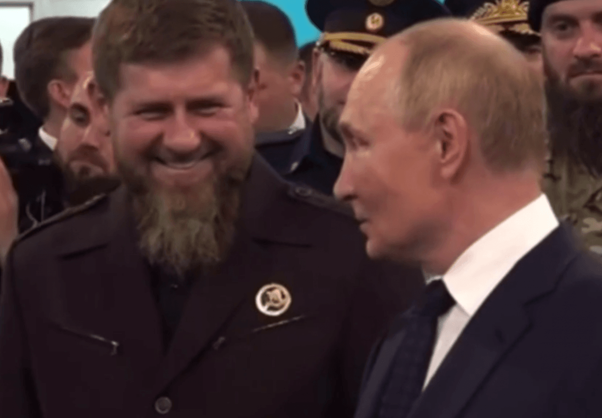 Путин находится в Чечне / Скриншот Путин находится в Чечне / Скриншот