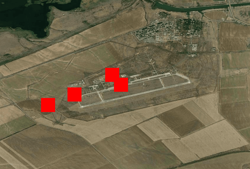 На аэродроме зафиксировано несколько пожаров / фото OSINTtechnical На аэродроме зафиксировано несколько пожаров / фото OSINTtechnical