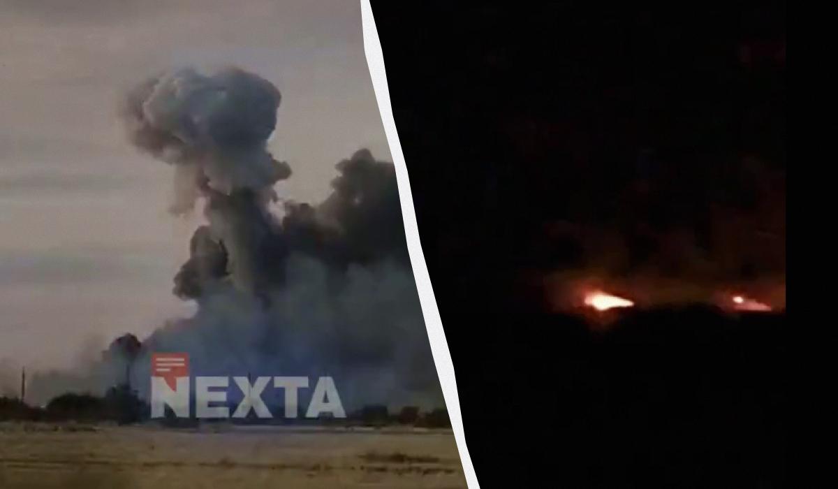 В сети публикуют последствия удара по аэродрому в Волгоградской области / Коллаж УНИАН, скриншоты В сети публикуют последствия удара по аэродрому в Волгоградской области / Коллаж УНИАН, скриншоты