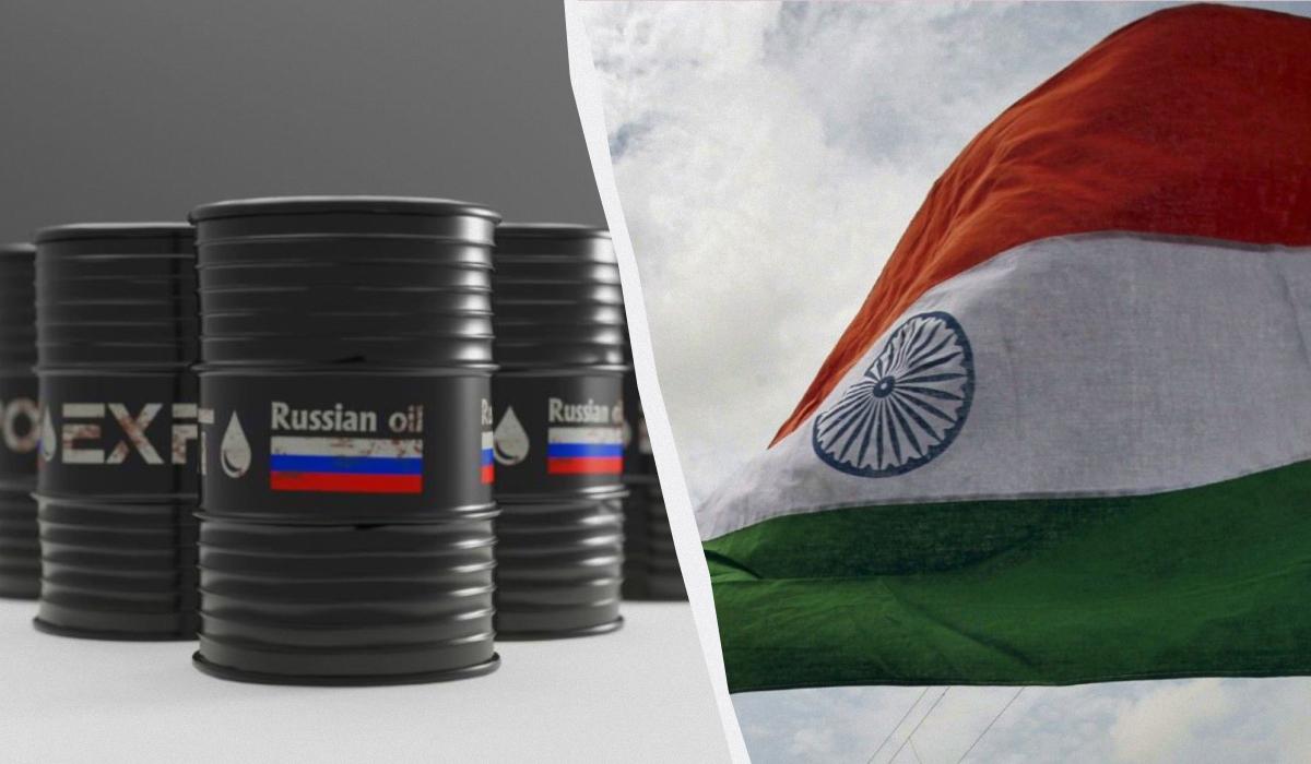 В прошлом месяце российская сырая нефть составила рекордные 44% от общего импорта Индии / коллаж УНИАН, фото ua.depositphotos.com В прошлом месяце российская сырая нефть составила рекордные 44% от общего импорта Индии / коллаж УНИАН, фото ua.depositphotos.com