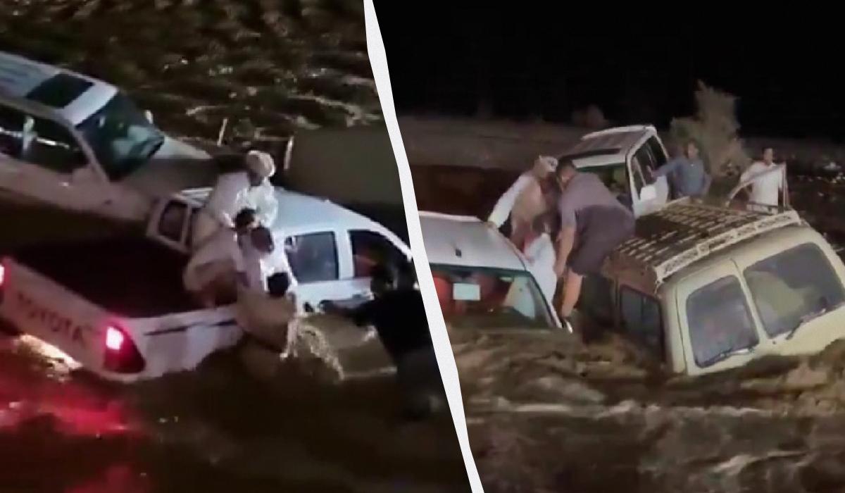 В Медина за день выпала годовая норма осадков / коллаж УНИАН, скриншот из видео В Медина за день выпала годовая норма осадков / коллаж УНИАН, скриншот из видео