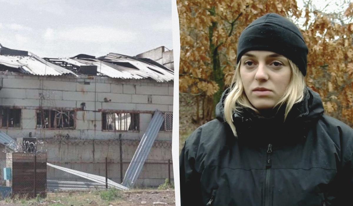 Прикордонниця Аліна Паніна згадала, що пережила в Оленівці / колаж УНІАН, фото t.me/informnapalm, скріншот Прикордонниця Аліна Паніна згадала, що пережила в Оленівці / колаж УНІАН, фото t.me/informnapalm, скріншот