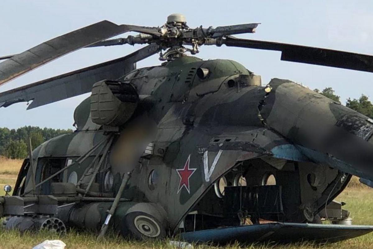 Еще один российский вертолет стал жертвой украинского дрона / фото t.me/zloyodessit Еще один российский вертолет стал жертвой украинского дрона / фото t.me/zloyodessit