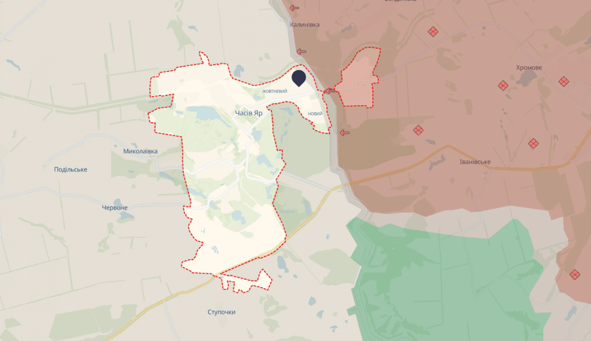 Бои за Часов Яр: в 24 ОМБр рассказали, какую территорию оккупировал враг Бои за Часов Яр: в 24 ОМБр рассказали, какую территорию оккупировал враг