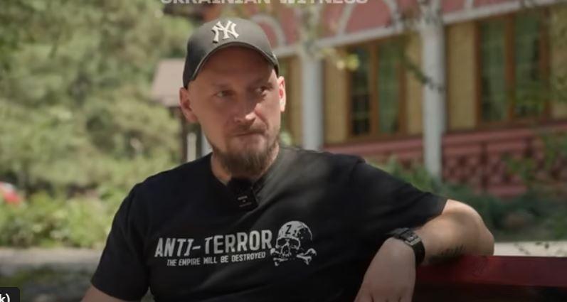 Роман Гаман получил ранение в голову / скриншот видео Роман Гаман получил ранение в голову / скриншот видео