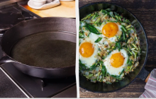 9 из 10 хозяек не знают: эти 5 продуктов нельзя готовить на чугунной сковороде