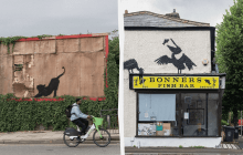 Рисунки животных от Бэнкси в Лондоне: раскрыто значение новых работ уличного художника