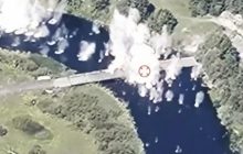 ВСУ показали, как уничтожают мосты и переправы в Курской области (видео)