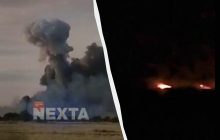 Як кадри з фільму апокаліпсису: дрони ЗСУ вдарили по аеродрому "Маринівка", - джерело