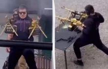 "Рембо на мінімалках": син Кадирова записав безглузде відео із золотими кулеметами