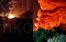 У Росії досі лунають вибухи після нічної атаки на склад боєприпасів