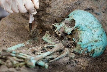 В одному з чумних поховань Німеччини знайшли тисячі зелених скелетів