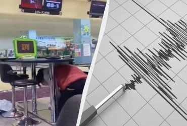 В Японии произошло сразу два сильных землетрясения, есть угроза цунами (видео)