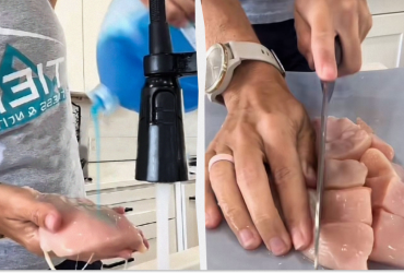 Нутриціолог зі США миє курку засобом для посуду: навіщо вона це робить