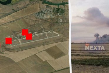 Атака на аеродром Маринівка у Росії: з'явилися фото і відео наслідків удару