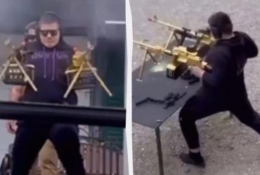 Рембо на мінімалках: син Кадирова записав безглузде відео із золотими кулеметами
