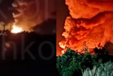 В России до сих пор гремят взрывы после ночной атаки на склад боеприпасов