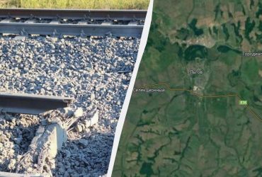 Власти Льгова заявили о повреждении железной дороги в Курской области (фото)
