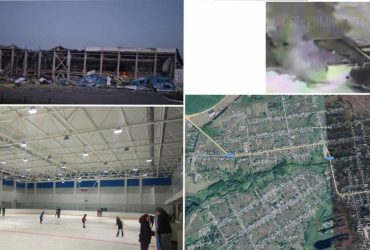 Россияне разбомбили новенькую детскую ледовую арену в Курской области