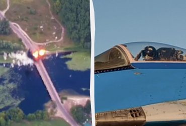 З'явилися кадри роботи української авіації в Курській області (відео)