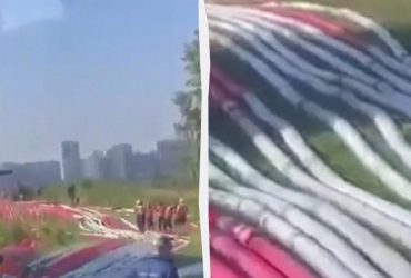 Біля Московського НПЗ десятки пожежних рукавів, посилено режим МНС, - мережа (відео)