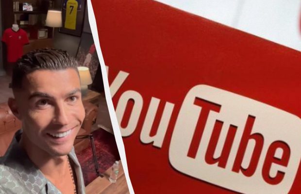 Кріштіану Роналду встановив абсолютний рекорд YouTube та отримав нагороду (відео)