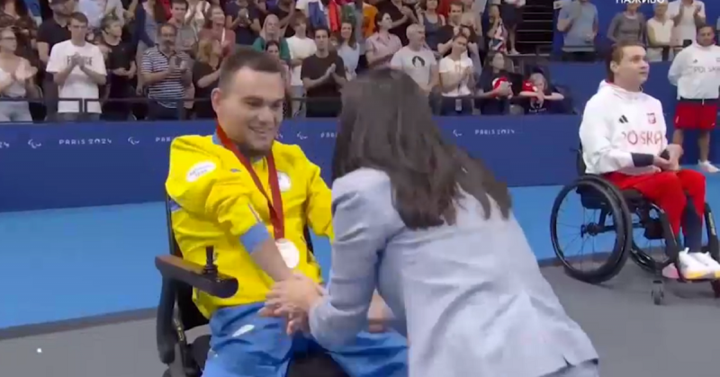 Українці здобули перші нагороди на Паралімпіаді / скриншот з відео Українці здобули перші нагороди на Паралімпіаді / скриншот з відео