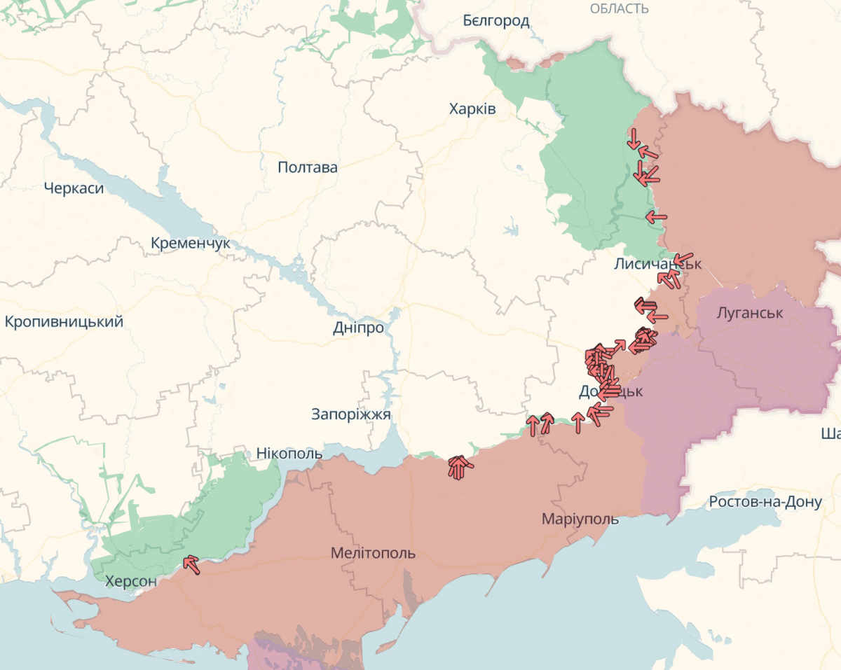 карта DeepState карта DeepState