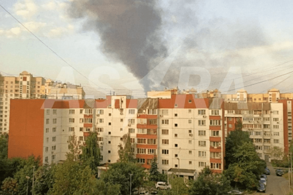 Росію сьогодні атакували дрони / скріншот Росію сьогодні атакували дрони / скріншот