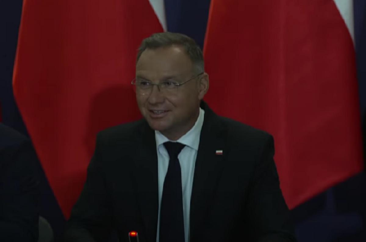 Дуда вважає, що Росія має відшкодувати Україні всі збитки, завдані внаслідок війни / скріншот Дуда вважає, що Росія має відшкодувати Україні всі збитки, завдані внаслідок війни / скріншот