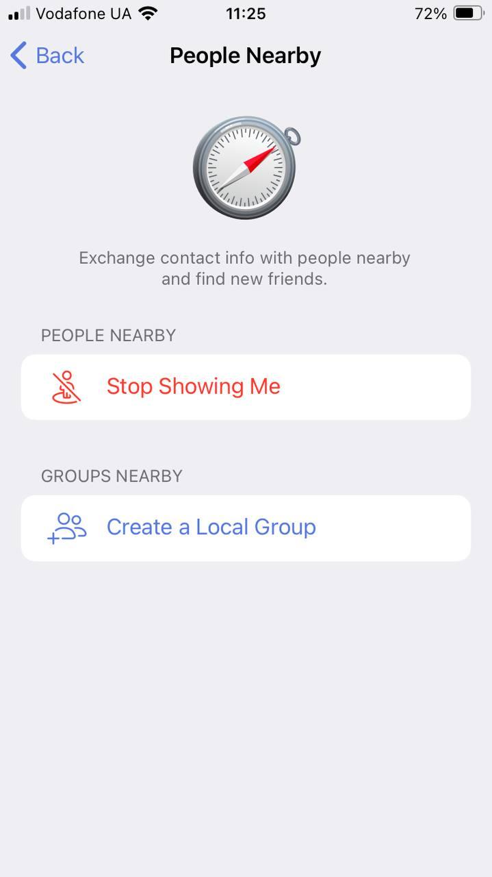 В Telegram перестала работать функция «Найти людей рядом» В Telegram перестала работать функция «Найти людей рядом»