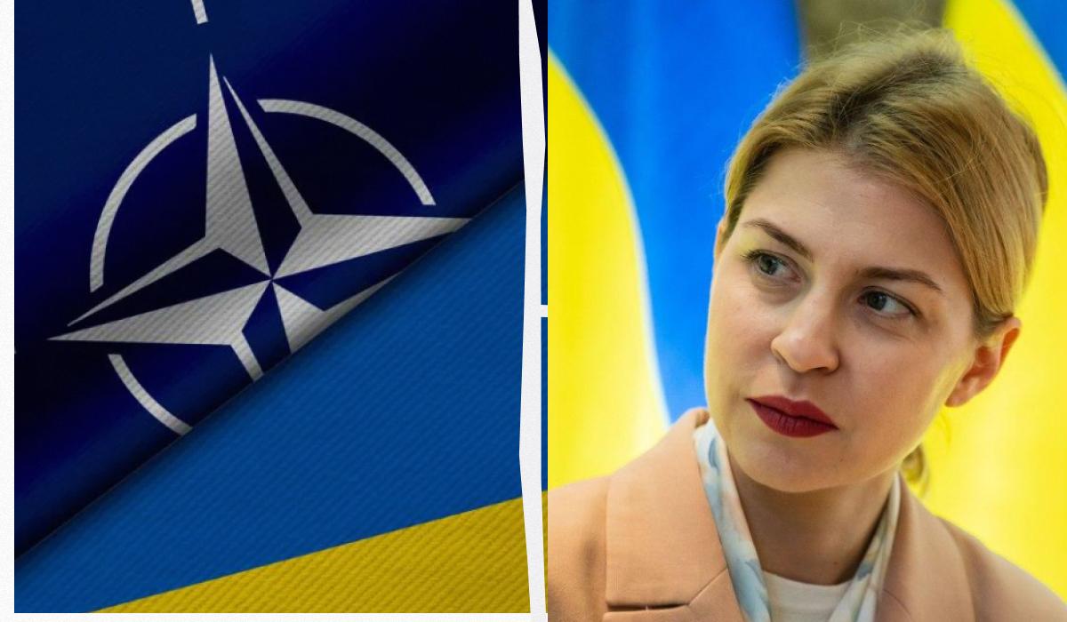 За словами Стефанішиної, Україна вступить до НАТО в кордонах 1991 року / Колаж УНІАН, фото ua.depositphotos.com, фото УНІАН, В'ячеслав Ратинський За словами Стефанішиної, Україна вступить до НАТО в кордонах 1991 року / Колаж УНІАН, фото ua.depositphotos.com, фото УНІАН, В'ячеслав Ратинський