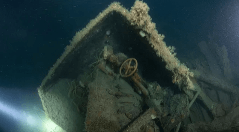 Знайдений військовий корабель у Північному морі / фото Simon Kay/Lost in Waters Deep