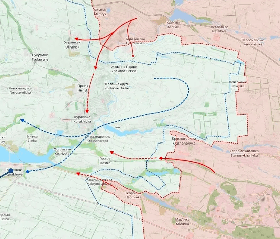 Українські війська можуть потрапити в оточення під Покровськом/ Forbes/ Conflict Intelligence Team