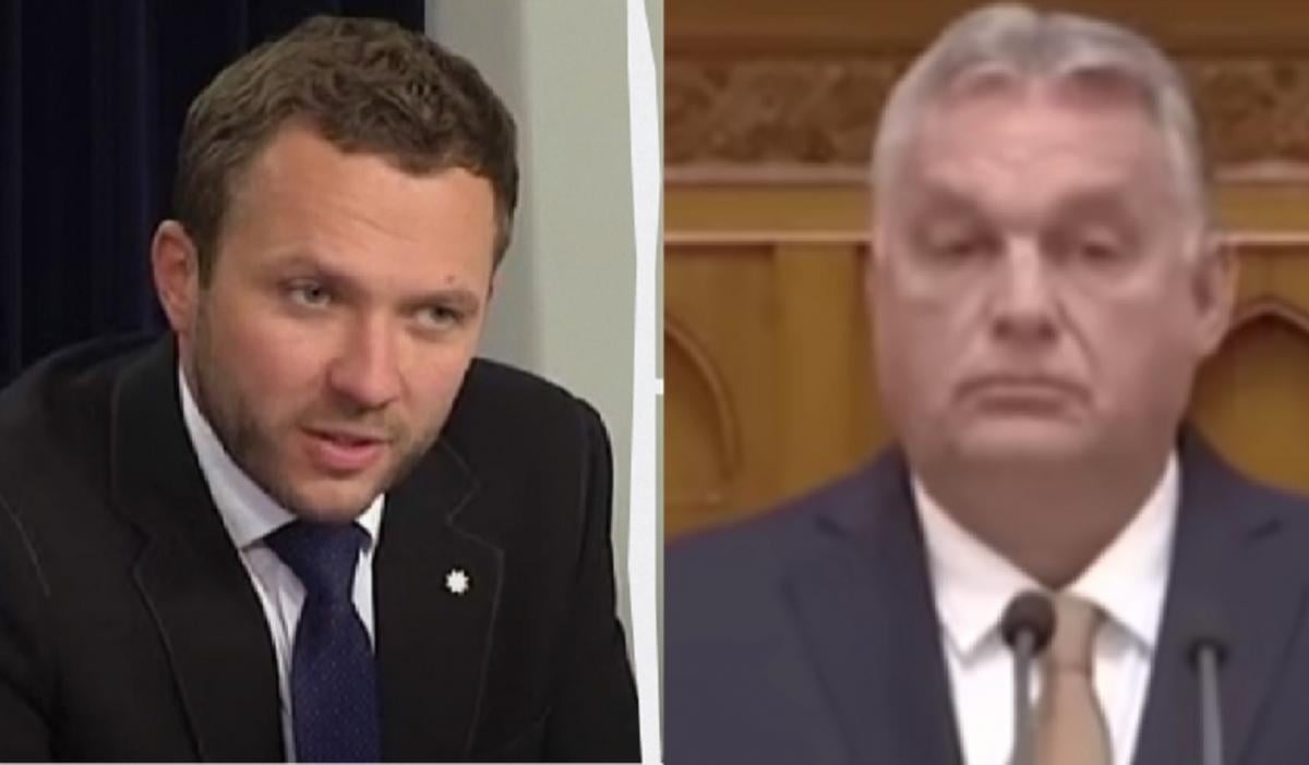 Глава МЗС Естноії розкритикував позицію Орбана щодо РФ / скріншот Глава МЗС Естноії розкритикував позицію Орбана щодо РФ / скріншот