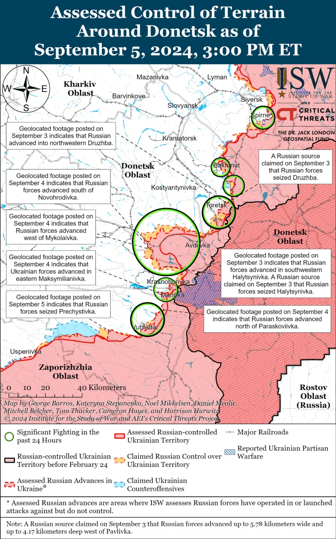 Росіяни найближчим часом хочуть захопити два міста: там посиляться наступи, - ISW