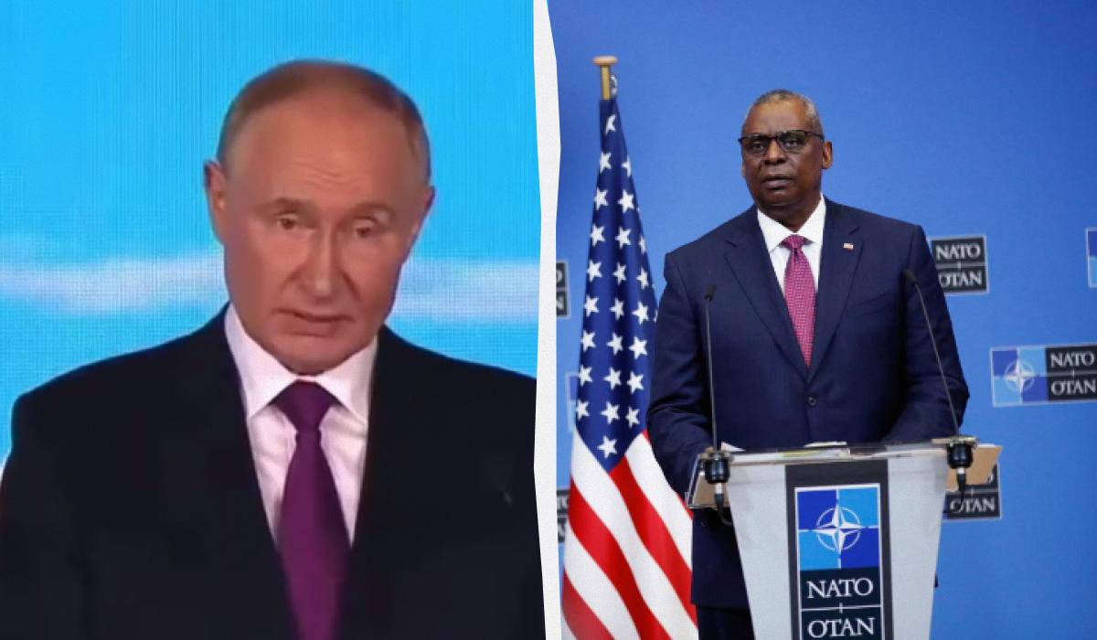 Ллойд Остин назвал потери России в Украине / коллаж УНИАН со скриншота и фото REUTERS Ллойд Остин назвал потери России в Украине / коллаж УНИАН со скриншота и фото REUTERS