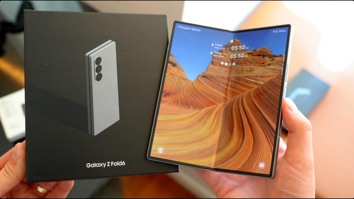Samsung Galaxy Z Fold 6 / Скриншот с ютуба Samsung Galaxy Z Fold 6 / Скриншот с ютуба