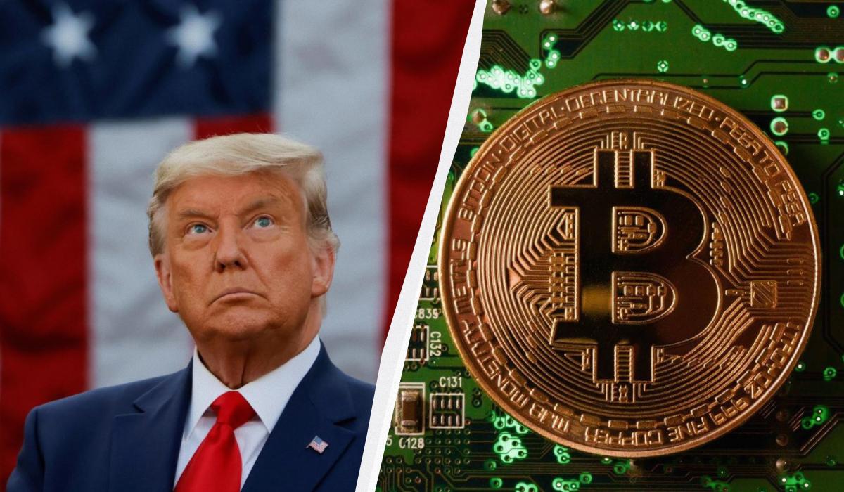 Trump's allies are discussing the possibility of ending federal legal proceedings on cryptocurrencies / collage UNIAN, photo Reuters, photo UNIAN