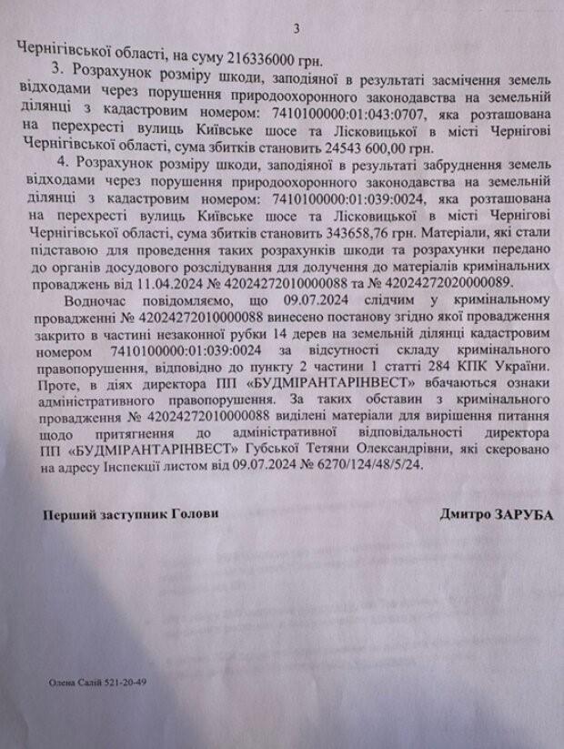 Чернігівські бізнесмени Тарасовці скинули на озеро токсичні залишки свого розбомбленого готелю