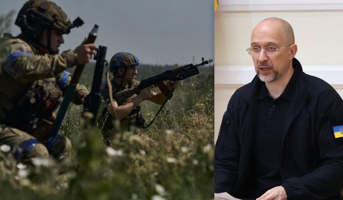Шмыгаль рассказал, сколько государство тратит на одного военного / Коллаж УНИАН, фото 28 ОМБр им. Рыцарей Зимнего Похода, фото УНИАН, Дмитрий Ключко Шмыгаль рассказал, сколько государство тратит на одного военного / Коллаж УНИАН, фото 28 ОМБр им. Рыцарей Зимнего Похода, фото УНИАН, Дмитрий Ключко