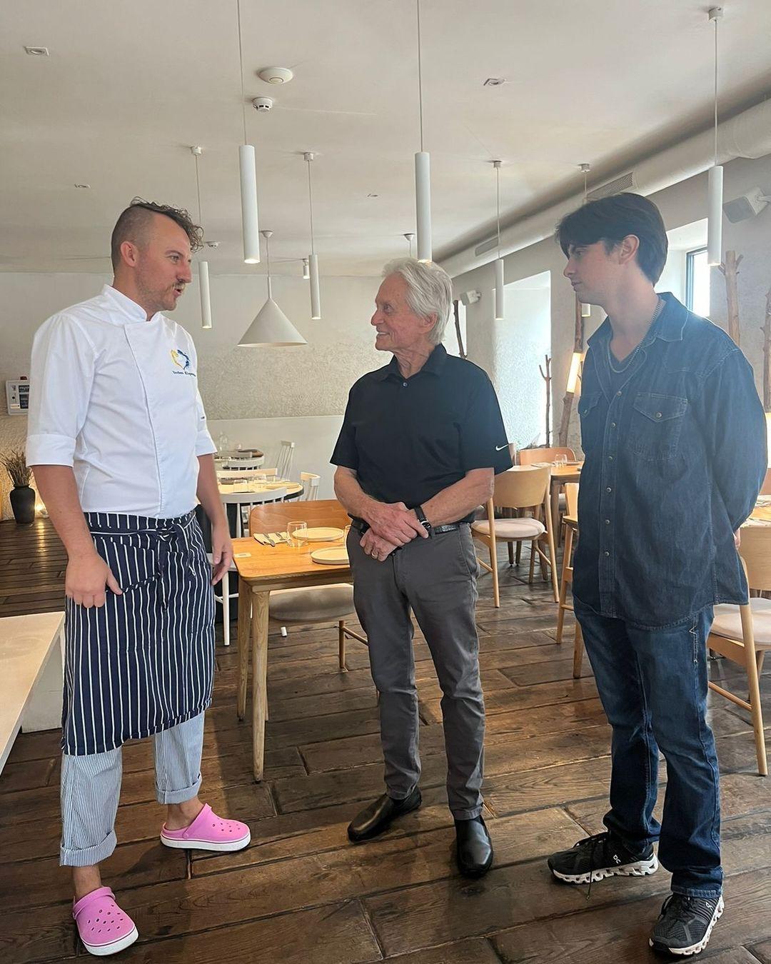 Євген Клопотенко та Майкл Дуглас / Скріншот Instagram Євген Клопотенко та Майкл Дуглас / Скріншот Instagram