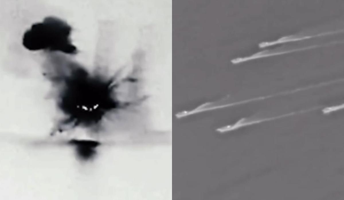 Бойцы ГУР уничтожили Су-30СМ / коллаж УНИАН, скриншоты Бойцы ГУР уничтожили Су-30СМ / коллаж УНИАН, скриншоты