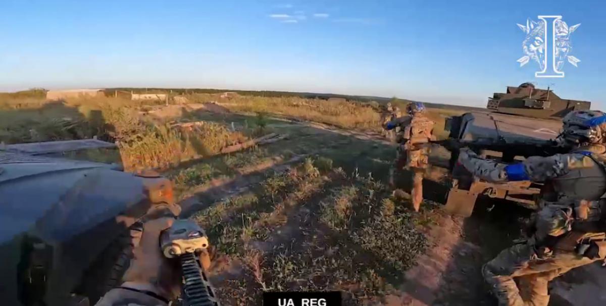 Fighters showed battles in the Kursk region / screenshot