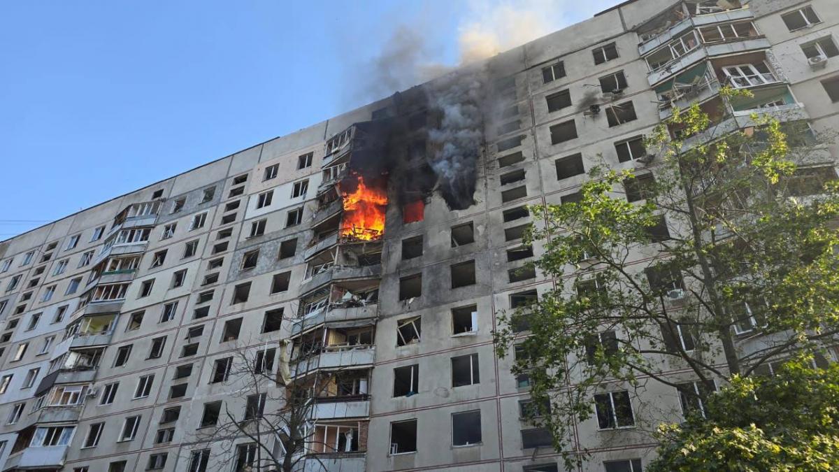 Стали известны последствия удара россиян по Харькову / фото t.me/V_Zelenskiy_official Стали известны последствия удара россиян по Харькову / фото t.me/V_Zelenskiy_official