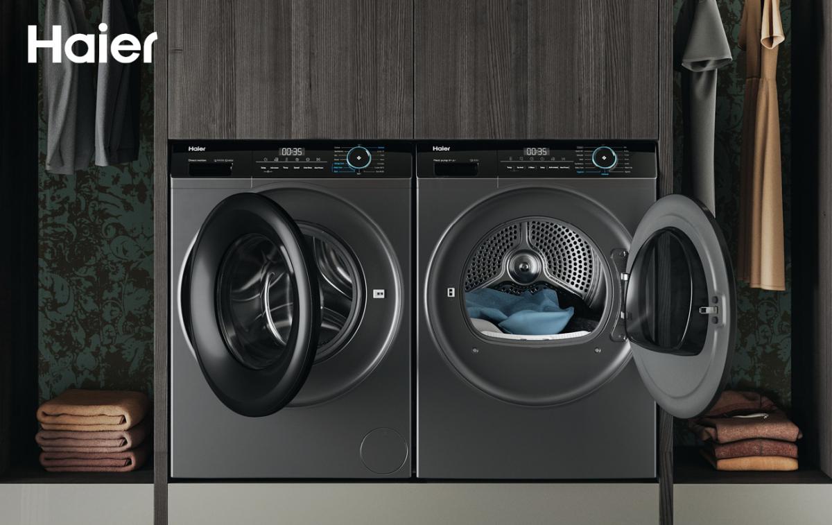 Пральна та сушильна машини Haier I-Pro 3 - нові технології в антрацитовому кольорі Пральна та сушильна машини Haier I-Pro 3 - нові технології в антрацитовому кольорі