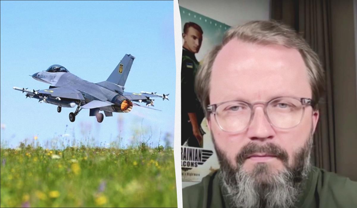Храпчинский заявил, что в Украине достаточно пилотов для управления F-16, которые поставит Запад / коллаж УНИАН, фото Zelenskiy Official, кадр из видео Храпчинский заявил, что в Украине достаточно пилотов для управления F-16, которые поставит Запад / коллаж УНИАН, фото Zelenskiy Official, кадр из видео