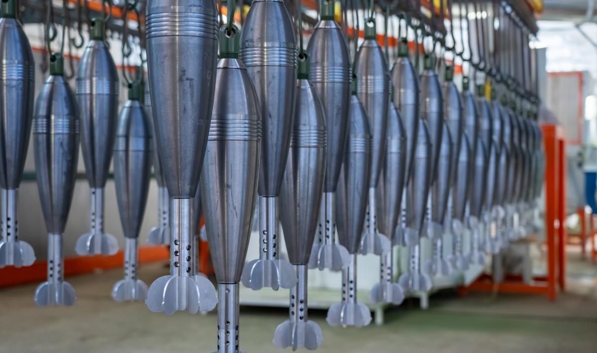 Виробництво мінометних пострілів на заводах "Української бронетехніки" / фото УБ Виробництво мінометних пострілів на заводах "Української бронетехніки" / фото УБ